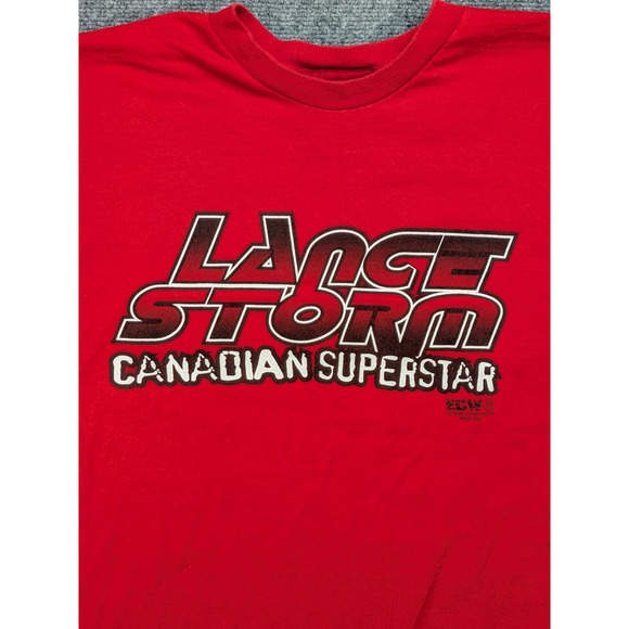 Vintage Lance Storm ECW Wrestling T-Shirt Canadian Superstar Calgary Alberta XXL - Picture 4 of 11